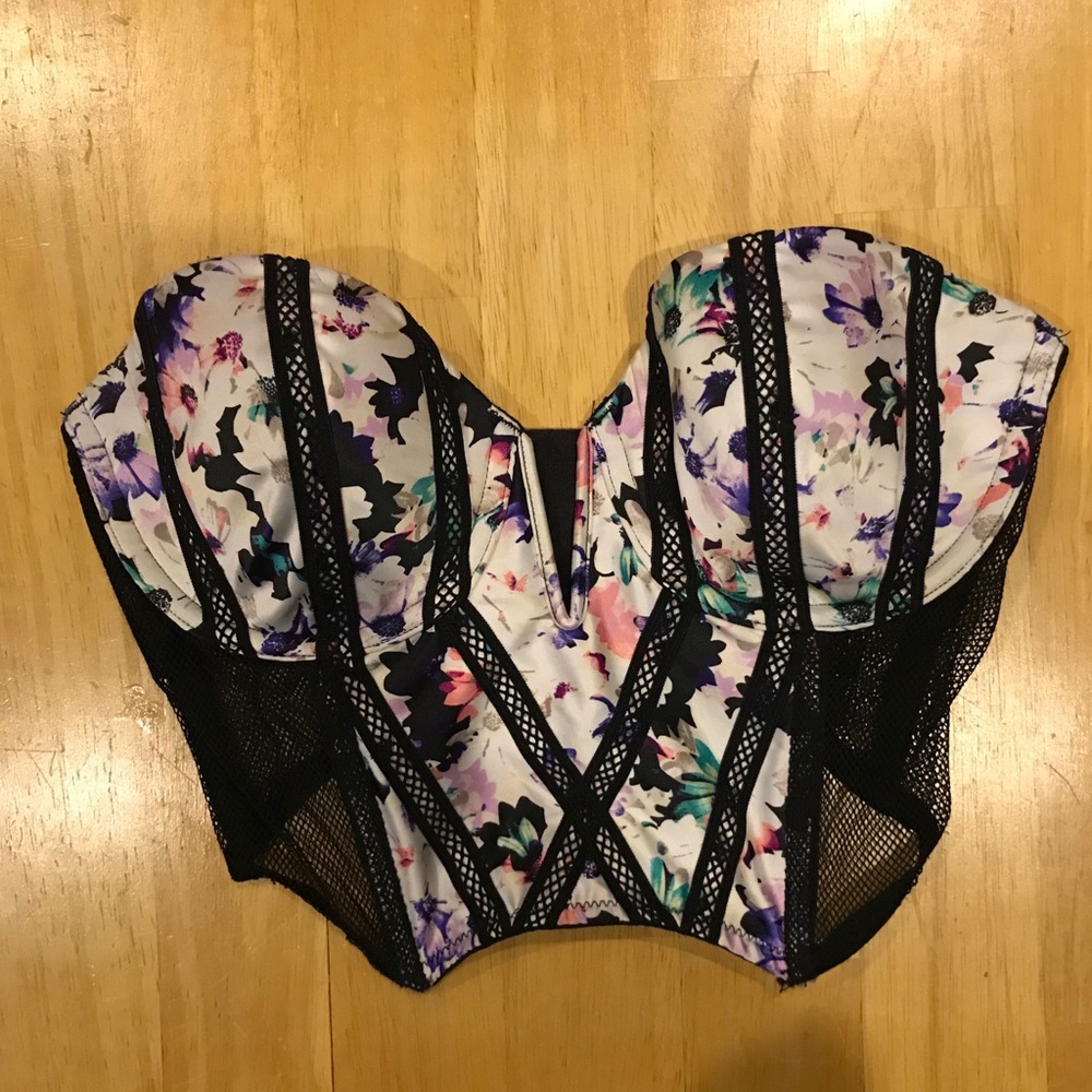 Victoria’s Secret floral print bandeau